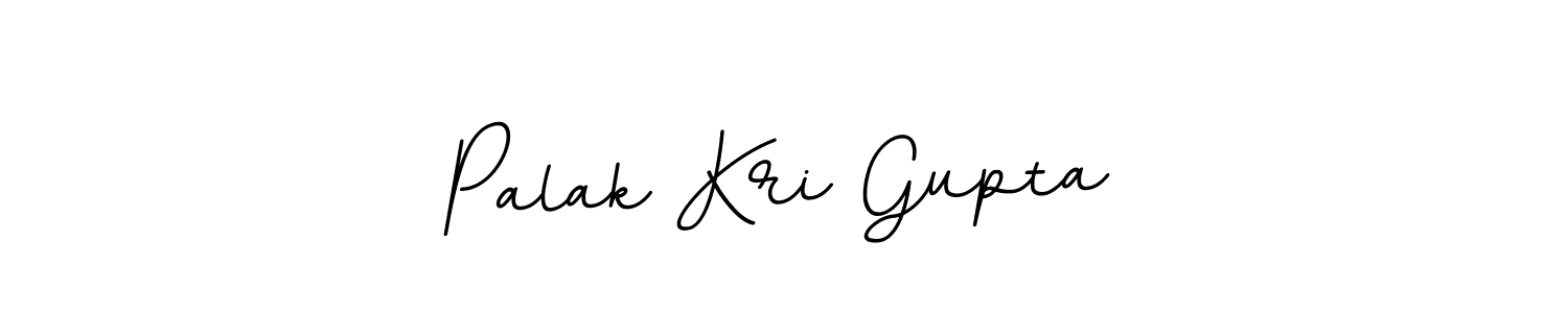 Make a beautiful signature design for name Palak Kri Gupta. With this signature (BallpointsItalic-DORy9) style, you can create a handwritten signature for free. Palak Kri Gupta signature style 11 images and pictures png