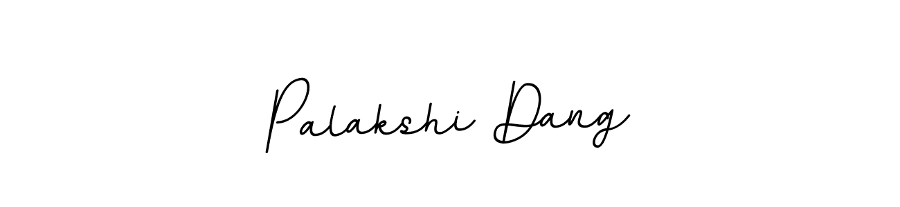 How to make Palakshi Dang name signature. Use BallpointsItalic-DORy9 style for creating short signs online. This is the latest handwritten sign. Palakshi Dang signature style 11 images and pictures png