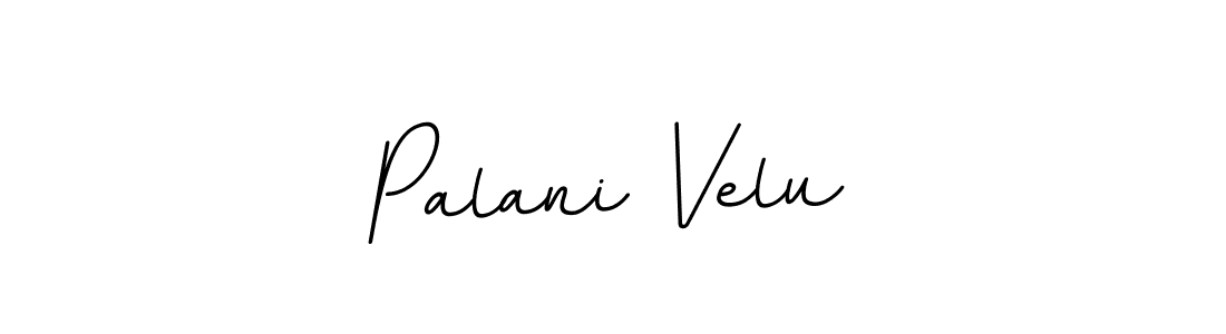 Create a beautiful signature design for name Palani Velu. With this signature (BallpointsItalic-DORy9) fonts, you can make a handwritten signature for free. Palani Velu signature style 11 images and pictures png