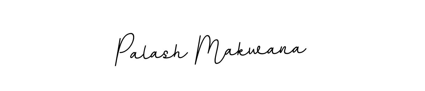 You should practise on your own different ways (BallpointsItalic-DORy9) to write your name (Palash Makwana) in signature. don't let someone else do it for you. Palash Makwana signature style 11 images and pictures png