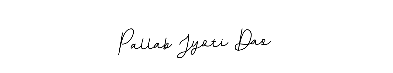 Create a beautiful signature design for name Pallab Jyoti Das. With this signature (BallpointsItalic-DORy9) fonts, you can make a handwritten signature for free. Pallab Jyoti Das signature style 11 images and pictures png