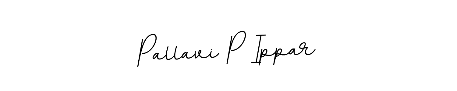 Design your own signature with our free online signature maker. With this signature software, you can create a handwritten (BallpointsItalic-DORy9) signature for name Pallavi P Ippar. Pallavi P Ippar signature style 11 images and pictures png