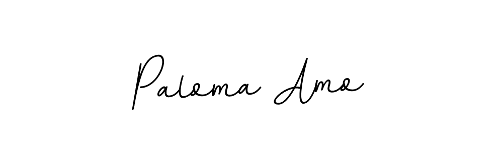 The best way (BallpointsItalic-DORy9) to make a short signature is to pick only two or three words in your name. The name Paloma Amo include a total of six letters. For converting this name. Paloma Amo signature style 11 images and pictures png