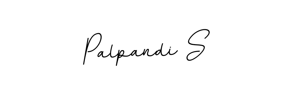 Make a beautiful signature design for name Palpandi S. With this signature (BallpointsItalic-DORy9) style, you can create a handwritten signature for free. Palpandi S signature style 11 images and pictures png