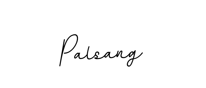 Design your own signature with our free online signature maker. With this signature software, you can create a handwritten (BallpointsItalic-DORy9) signature for name Palsang. Palsang signature style 11 images and pictures png