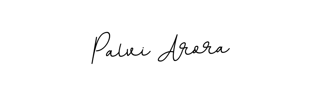 Create a beautiful signature design for name Palvi Arora. With this signature (BallpointsItalic-DORy9) fonts, you can make a handwritten signature for free. Palvi Arora signature style 11 images and pictures png
