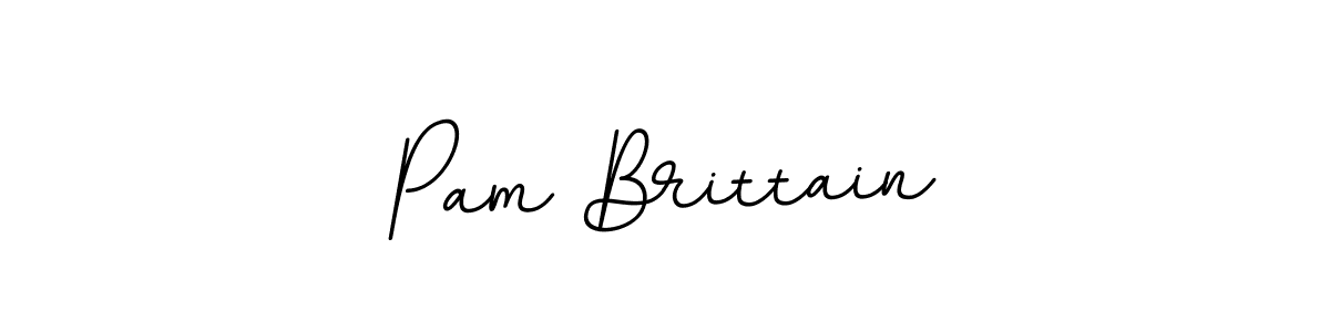 Best and Professional Signature Style for Pam Brittain. BallpointsItalic-DORy9 Best Signature Style Collection. Pam Brittain signature style 11 images and pictures png