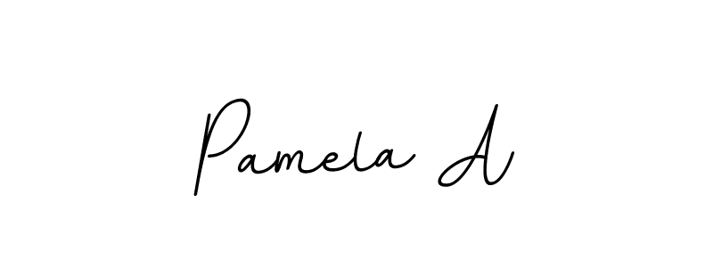 How to Draw Pamela A signature style? BallpointsItalic-DORy9 is a latest design signature styles for name Pamela A. Pamela A signature style 11 images and pictures png