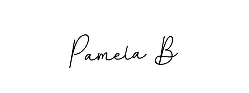 Here are the top 10 professional signature styles for the name Pamela B. These are the best autograph styles you can use for your name. Pamela B signature style 11 images and pictures png