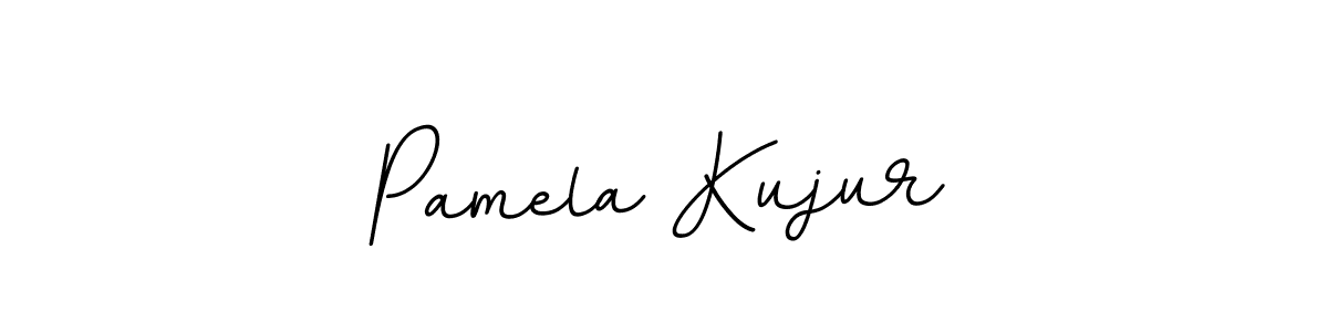 This is the best signature style for the Pamela Kujur name. Also you like these signature font (BallpointsItalic-DORy9). Mix name signature. Pamela Kujur signature style 11 images and pictures png