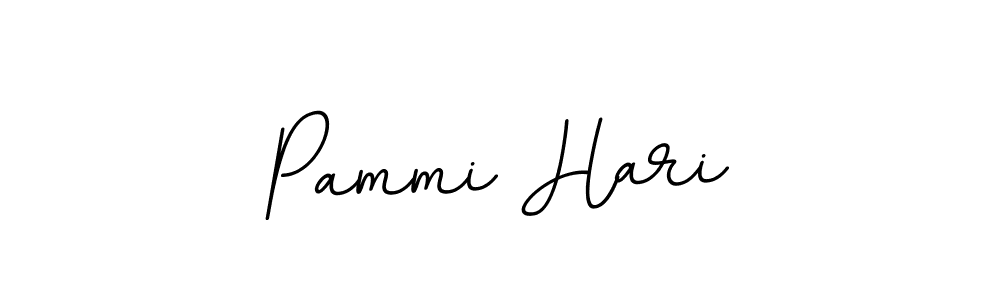 How to make Pammi Hari name signature. Use BallpointsItalic-DORy9 style for creating short signs online. This is the latest handwritten sign. Pammi Hari signature style 11 images and pictures png