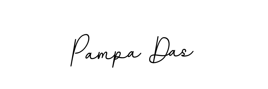 Design your own signature with our free online signature maker. With this signature software, you can create a handwritten (BallpointsItalic-DORy9) signature for name Pampa Das. Pampa Das signature style 11 images and pictures png