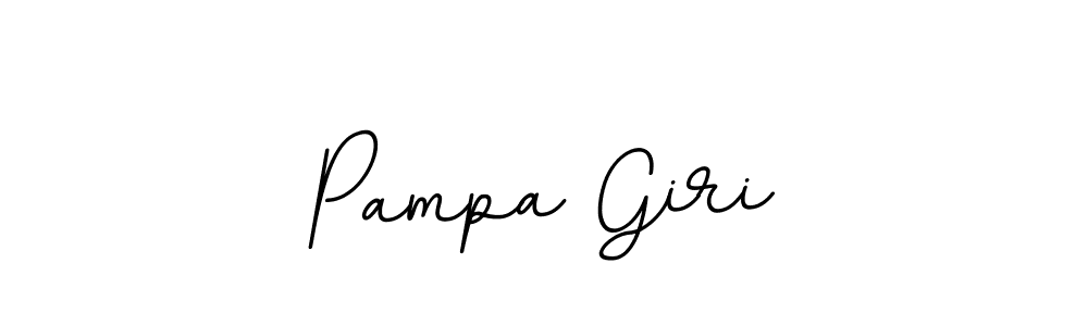 Create a beautiful signature design for name Pampa Giri. With this signature (BallpointsItalic-DORy9) fonts, you can make a handwritten signature for free. Pampa Giri signature style 11 images and pictures png