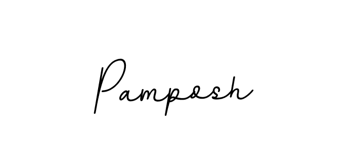 Use a signature maker to create a handwritten signature online. With this signature software, you can design (BallpointsItalic-DORy9) your own signature for name Pamposh. Pamposh signature style 11 images and pictures png