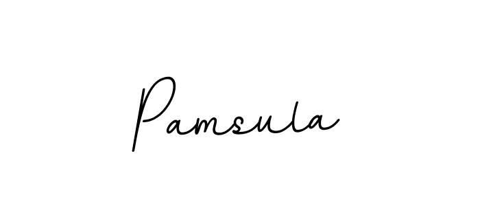 Make a beautiful signature design for name Pamsula. Use this online signature maker to create a handwritten signature for free. Pamsula signature style 11 images and pictures png