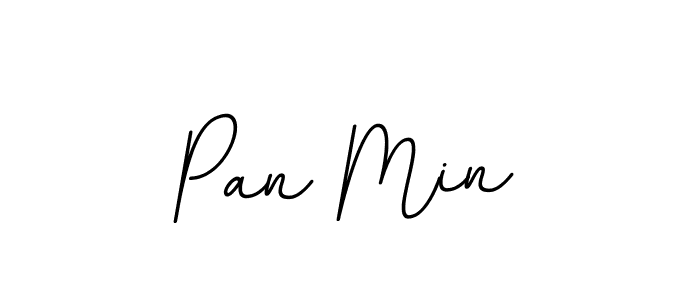 Make a beautiful signature design for name Pan Min. With this signature (BallpointsItalic-DORy9) style, you can create a handwritten signature for free. Pan Min signature style 11 images and pictures png