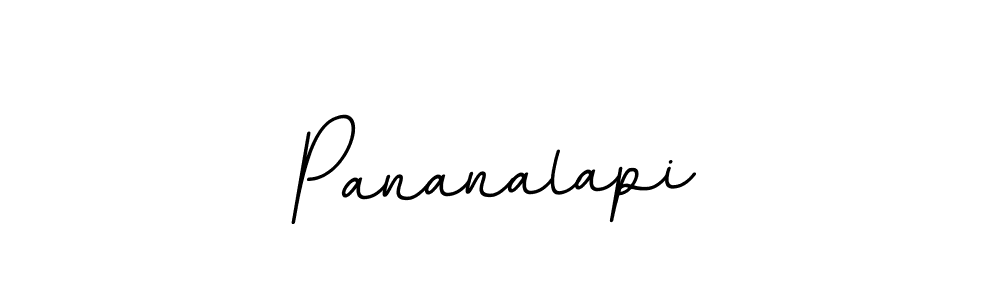 How to make Pananalapi signature? BallpointsItalic-DORy9 is a professional autograph style. Create handwritten signature for Pananalapi name. Pananalapi signature style 11 images and pictures png