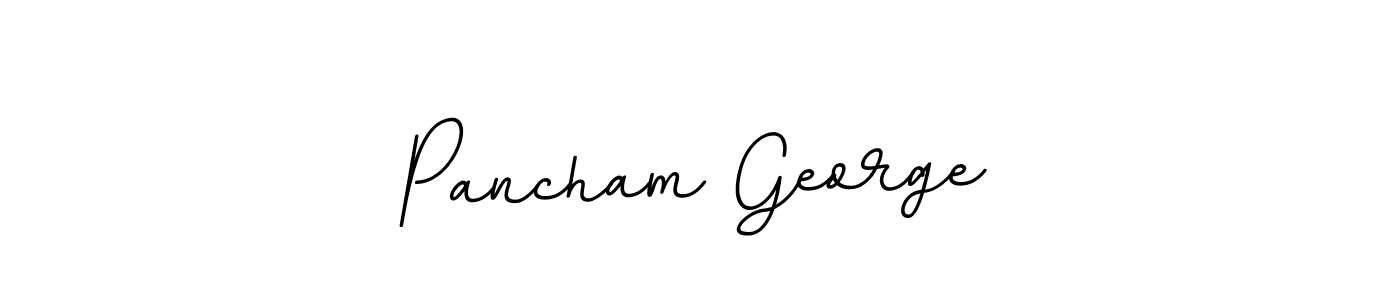 Design your own signature with our free online signature maker. With this signature software, you can create a handwritten (BallpointsItalic-DORy9) signature for name Pancham George. Pancham George signature style 11 images and pictures png