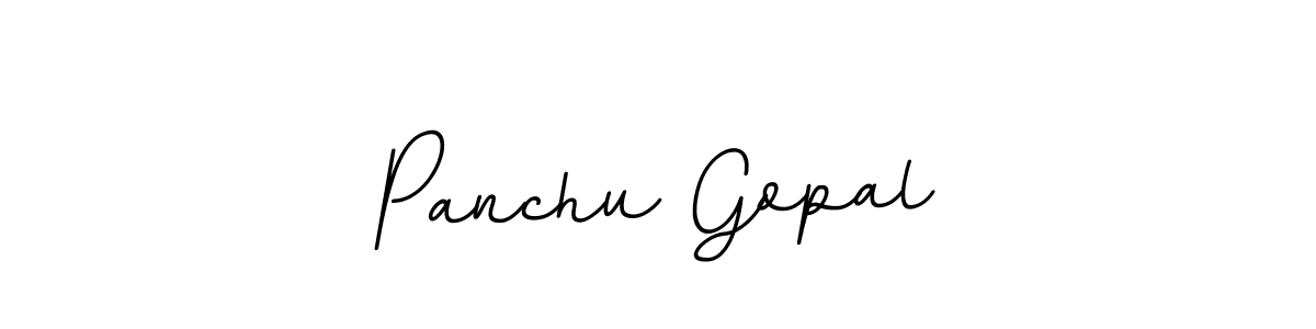Create a beautiful signature design for name Panchu Gopal. With this signature (BallpointsItalic-DORy9) fonts, you can make a handwritten signature for free. Panchu Gopal signature style 11 images and pictures png