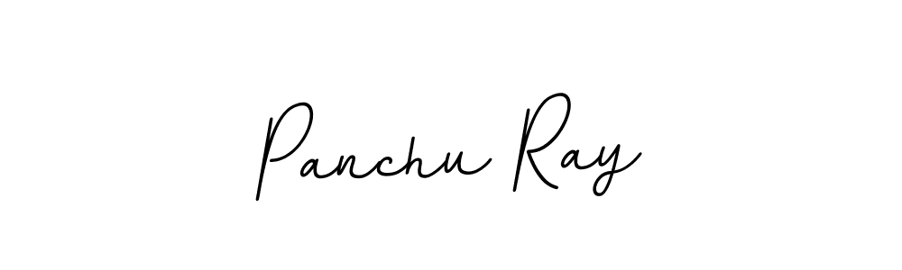 Design your own signature with our free online signature maker. With this signature software, you can create a handwritten (BallpointsItalic-DORy9) signature for name Panchu Ray. Panchu Ray signature style 11 images and pictures png