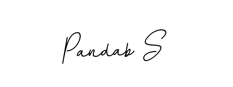 Similarly BallpointsItalic-DORy9 is the best handwritten signature design. Signature creator online .You can use it as an online autograph creator for name Pandab S. Pandab S signature style 11 images and pictures png