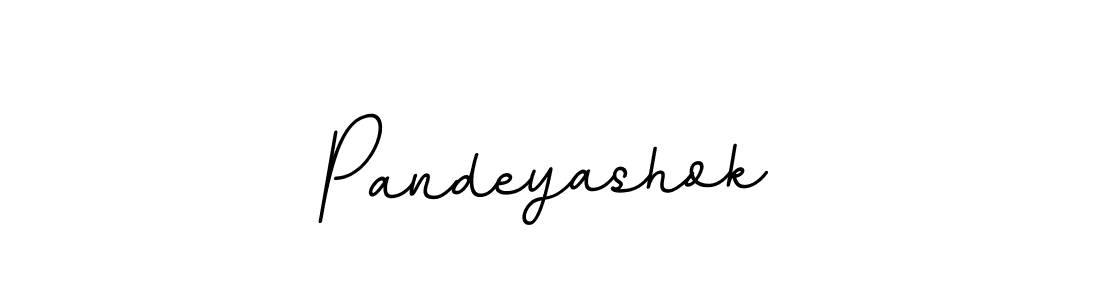 The best way (BallpointsItalic-DORy9) to make a short signature is to pick only two or three words in your name. The name Pandeyashok include a total of six letters. For converting this name. Pandeyashok signature style 11 images and pictures png