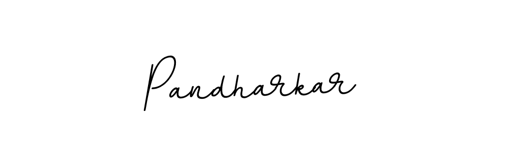Create a beautiful signature design for name Pandharkar. With this signature (BallpointsItalic-DORy9) fonts, you can make a handwritten signature for free. Pandharkar signature style 11 images and pictures png