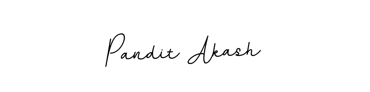 How to make Pandit Akash signature? BallpointsItalic-DORy9 is a professional autograph style. Create handwritten signature for Pandit Akash name. Pandit Akash signature style 11 images and pictures png