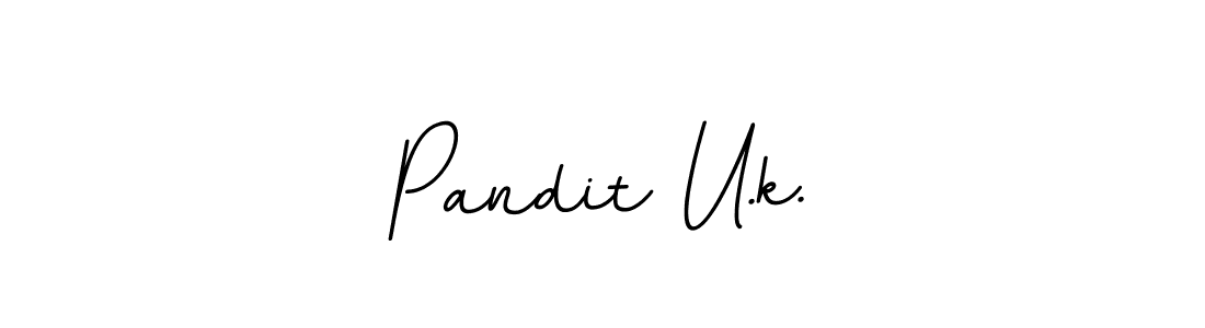 You should practise on your own different ways (BallpointsItalic-DORy9) to write your name (Pandit U.k.) in signature. don't let someone else do it for you. Pandit U.k. signature style 11 images and pictures png