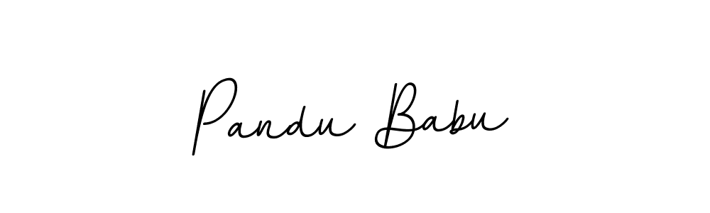 Create a beautiful signature design for name Pandu Babu. With this signature (BallpointsItalic-DORy9) fonts, you can make a handwritten signature for free. Pandu Babu signature style 11 images and pictures png