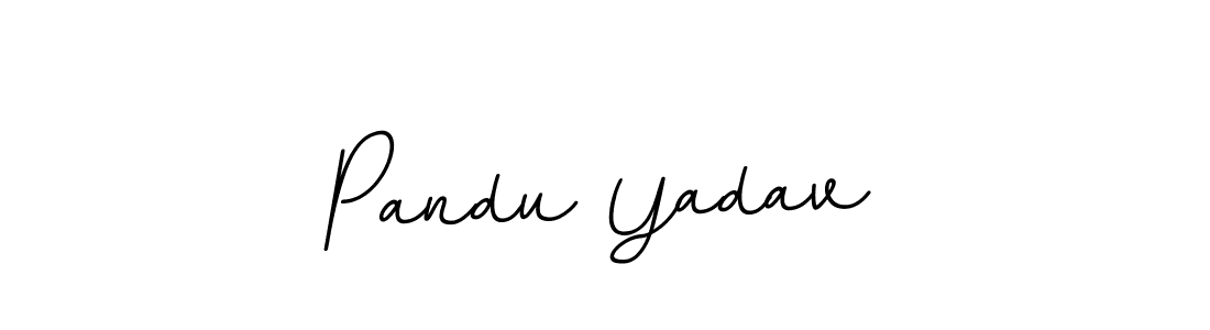 Similarly BallpointsItalic-DORy9 is the best handwritten signature design. Signature creator online .You can use it as an online autograph creator for name Pandu Yadav. Pandu Yadav signature style 11 images and pictures png