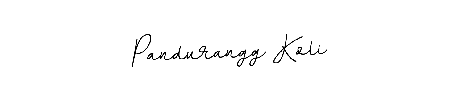 Pandurangg Koli stylish signature style. Best Handwritten Sign (BallpointsItalic-DORy9) for my name. Handwritten Signature Collection Ideas for my name Pandurangg Koli. Pandurangg Koli signature style 11 images and pictures png