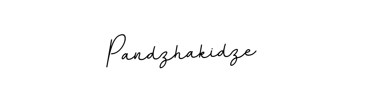 Make a beautiful signature design for name Pandzhakidze. With this signature (BallpointsItalic-DORy9) style, you can create a handwritten signature for free. Pandzhakidze signature style 11 images and pictures png