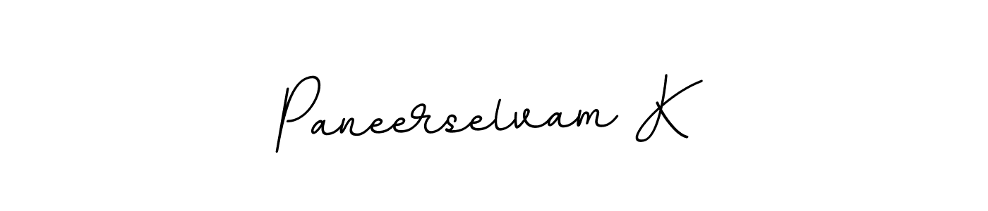 This is the best signature style for the Paneerselvam K name. Also you like these signature font (BallpointsItalic-DORy9). Mix name signature. Paneerselvam K signature style 11 images and pictures png