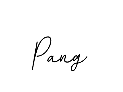 Use a signature maker to create a handwritten signature online. With this signature software, you can design (BallpointsItalic-DORy9) your own signature for name Pang. Pang signature style 11 images and pictures png