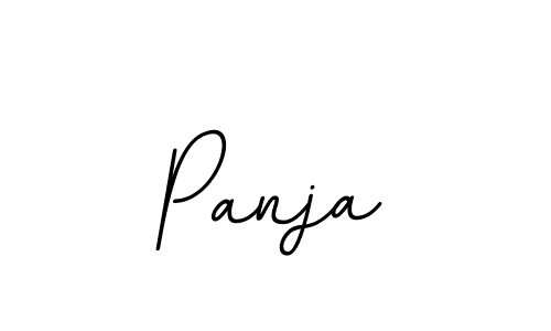 Use a signature maker to create a handwritten signature online. With this signature software, you can design (BallpointsItalic-DORy9) your own signature for name Panja. Panja signature style 11 images and pictures png