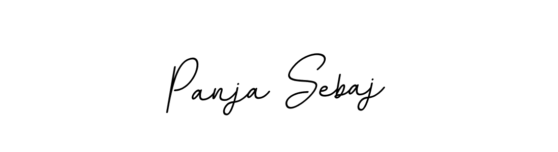 How to Draw Panja Sebaj signature style? BallpointsItalic-DORy9 is a latest design signature styles for name Panja Sebaj. Panja Sebaj signature style 11 images and pictures png