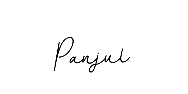 Design your own signature with our free online signature maker. With this signature software, you can create a handwritten (BallpointsItalic-DORy9) signature for name Panjul. Panjul signature style 11 images and pictures png