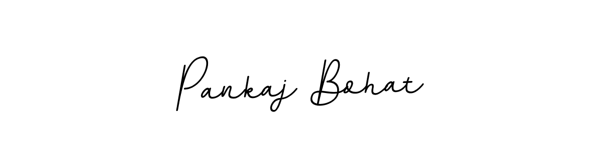Design your own signature with our free online signature maker. With this signature software, you can create a handwritten (BallpointsItalic-DORy9) signature for name Pankaj Bohat. Pankaj Bohat signature style 11 images and pictures png