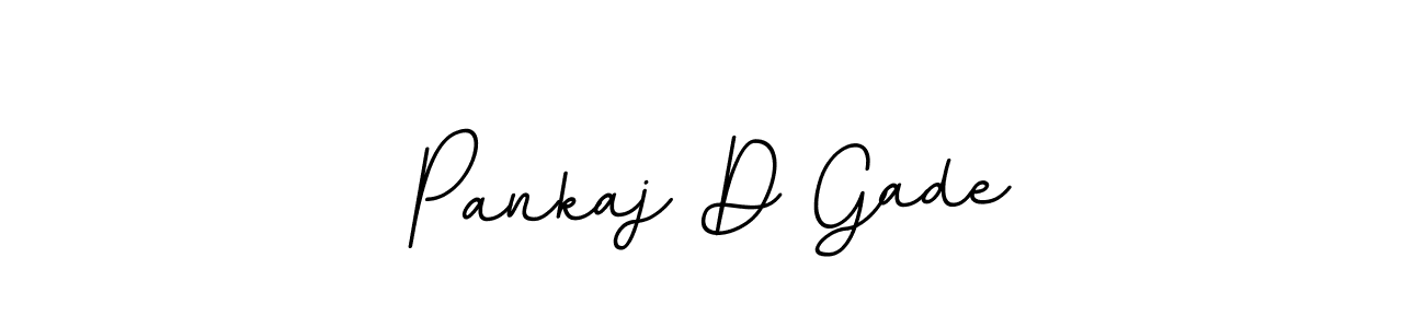 Design your own signature with our free online signature maker. With this signature software, you can create a handwritten (BallpointsItalic-DORy9) signature for name Pankaj D Gade. Pankaj D Gade signature style 11 images and pictures png