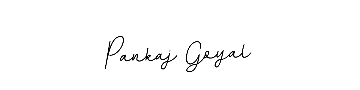 Use a signature maker to create a handwritten signature online. With this signature software, you can design (BallpointsItalic-DORy9) your own signature for name Pankaj Goyal. Pankaj Goyal signature style 11 images and pictures png