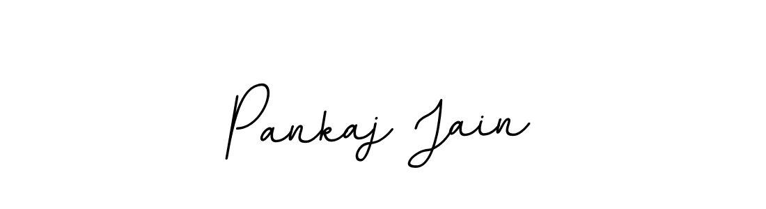 Use a signature maker to create a handwritten signature online. With this signature software, you can design (BallpointsItalic-DORy9) your own signature for name Pankaj Jain. Pankaj Jain signature style 11 images and pictures png