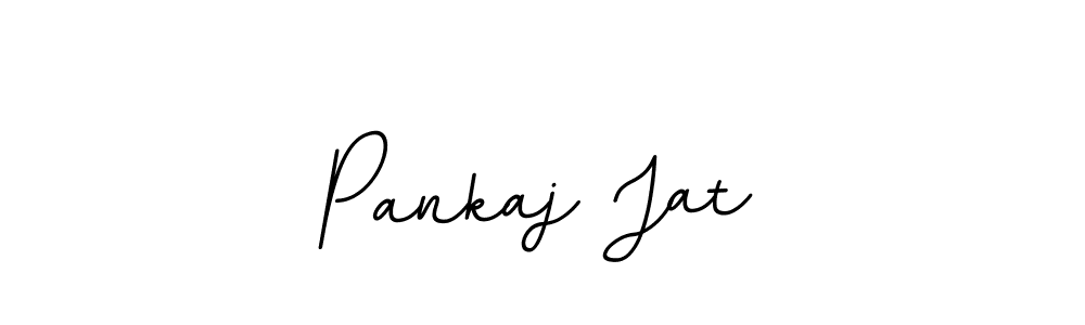 How to make Pankaj Jat name signature. Use BallpointsItalic-DORy9 style for creating short signs online. This is the latest handwritten sign. Pankaj Jat signature style 11 images and pictures png