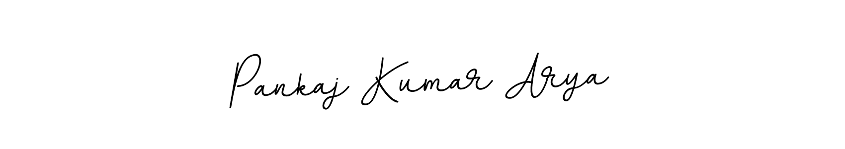 Create a beautiful signature design for name Pankaj Kumar Arya. With this signature (BallpointsItalic-DORy9) fonts, you can make a handwritten signature for free. Pankaj Kumar Arya signature style 11 images and pictures png