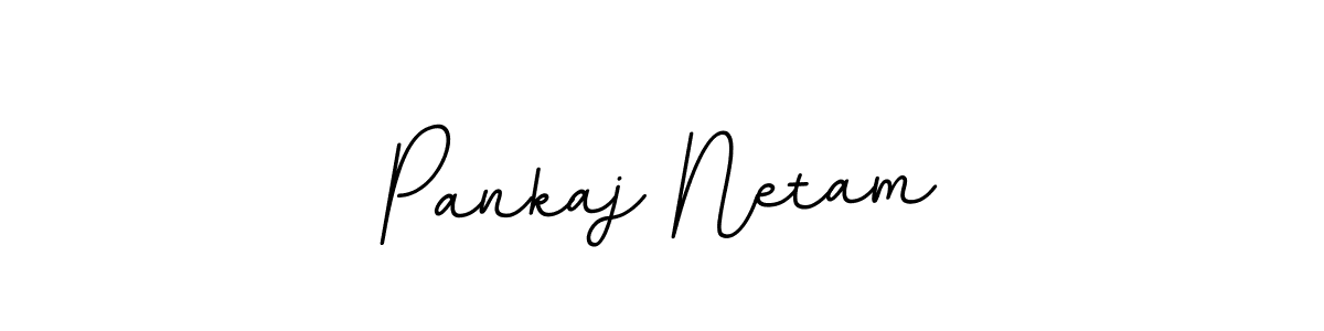 Create a beautiful signature design for name Pankaj Netam. With this signature (BallpointsItalic-DORy9) fonts, you can make a handwritten signature for free. Pankaj Netam signature style 11 images and pictures png