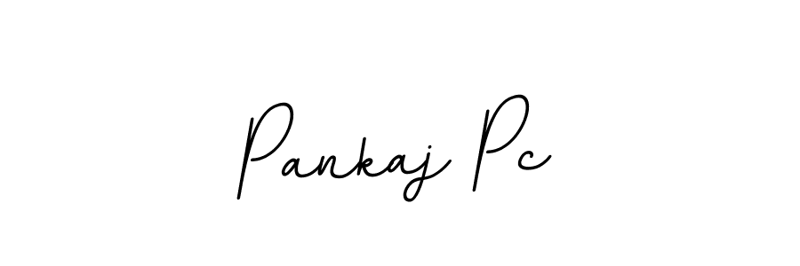 Design your own signature with our free online signature maker. With this signature software, you can create a handwritten (BallpointsItalic-DORy9) signature for name Pankaj Pc. Pankaj Pc signature style 11 images and pictures png