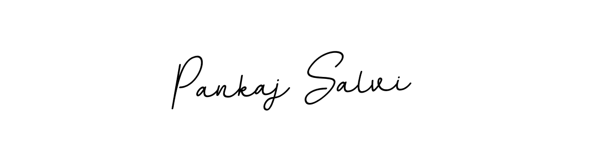 if you are searching for the best signature style for your name Pankaj Salvi. so please give up your signature search. here we have designed multiple signature styles  using BallpointsItalic-DORy9. Pankaj Salvi signature style 11 images and pictures png