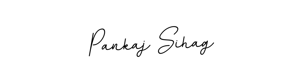 if you are searching for the best signature style for your name Pankaj Sihag. so please give up your signature search. here we have designed multiple signature styles  using BallpointsItalic-DORy9. Pankaj Sihag signature style 11 images and pictures png
