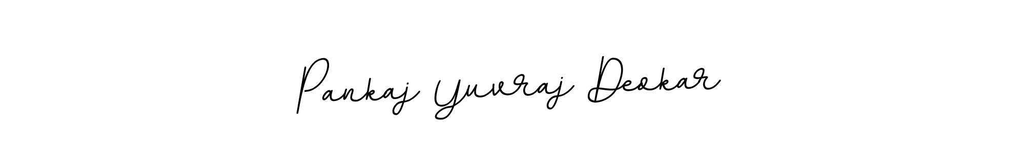 Create a beautiful signature design for name Pankaj Yuvraj Deokar. With this signature (BallpointsItalic-DORy9) fonts, you can make a handwritten signature for free. Pankaj Yuvraj Deokar signature style 11 images and pictures png