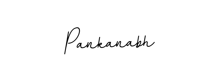 if you are searching for the best signature style for your name Pankanabh. so please give up your signature search. here we have designed multiple signature styles  using BallpointsItalic-DORy9. Pankanabh signature style 11 images and pictures png